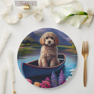 Prato De Papel Poodle em um remo: uma aventura cêntrica