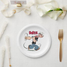 Prato de papel Popeye