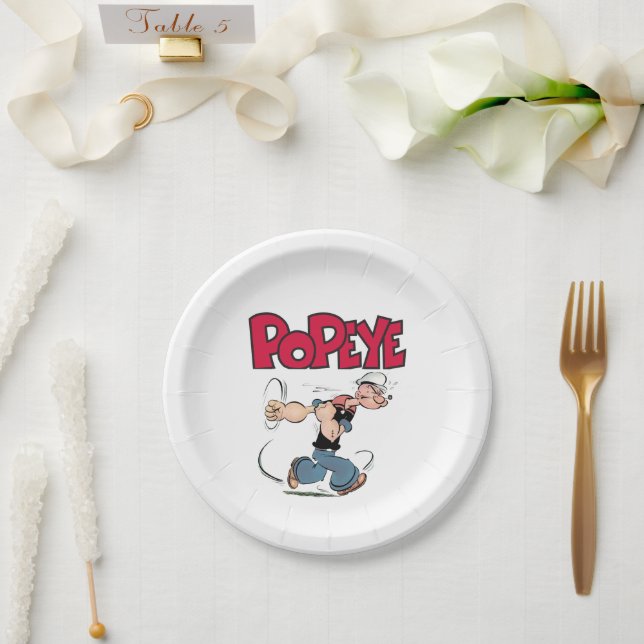 Prato de Papel Popeye (Casamento)