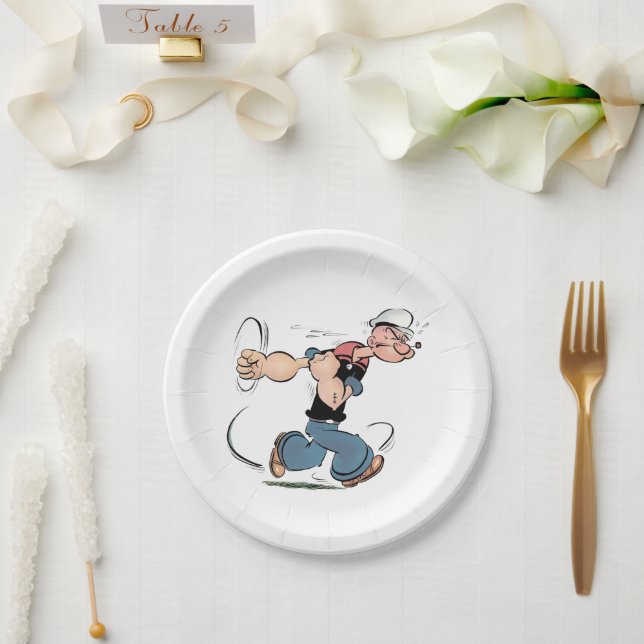 Prato de Papel Popeye (Casamento)
