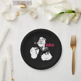 Prato de papel Popeye
