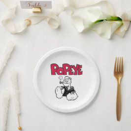 Prato de papel Popeye