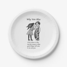 Prato De Papel Por que votar azul em 2024