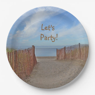 Prato De Papel Praia do Partido do vamos