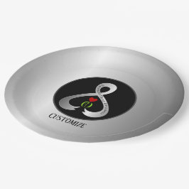 Prato De Papel Prata da Fita de Sensibilização do Parkinson