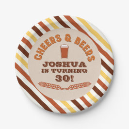 Prato De Papel Pratas de Aniversário de Saúde e Cervejas
