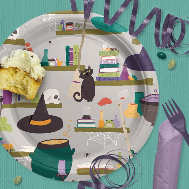 Prato De Papel Prateleiras do Spellcaster (Criador carregado)