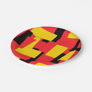 Prato De Papel Prazer Geométrico