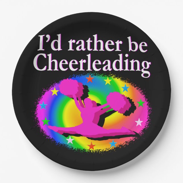 PRATO DE PAPEL PREFERENCIALMENTES BE CHEERLEADING (Frente)