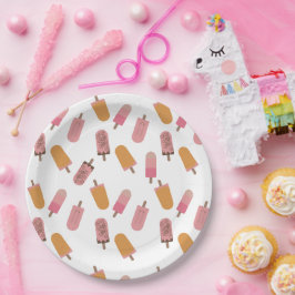 Prato De Papel Preparado para o Chá de fraldas