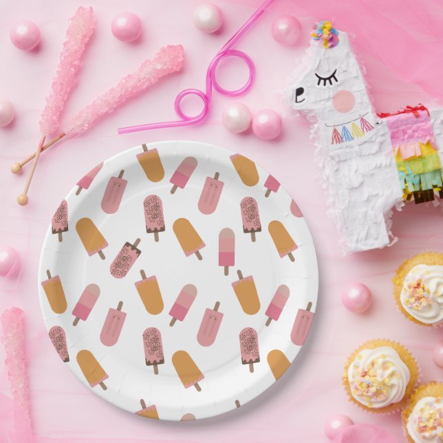 Prato De Papel Preparado para o Chá de fraldas (Festa)