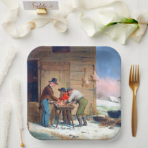 Preparando a Turquia Natal Francis Edmonds 1851