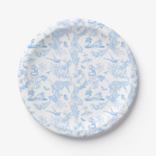 Prato De Papel Preparppy Jungle Chinoiserie Toile