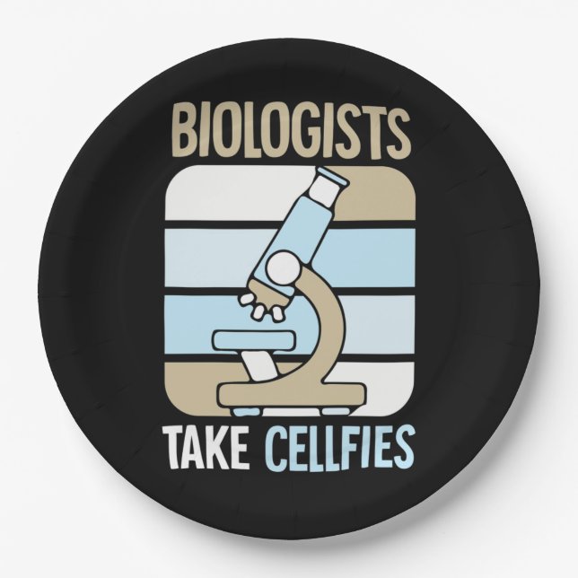 Prato De Papel Presente cientista | Biólogos tiram celas (Frente)