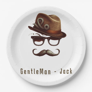 Prato De Papel Presente de Dia de os pais Personalizado de Crianç