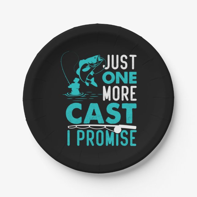 Prato De Papel Presente de Fisher Só Mais Um Peixe Que Prometo (Frente)