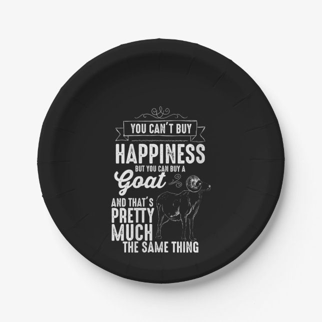 Prato De Papel Presente de Gato de Cabra Lover para Mulheres (Frente)