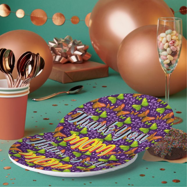 Prato De Papel Presente personalizado e feito sob medida com padr (Múltiplo)