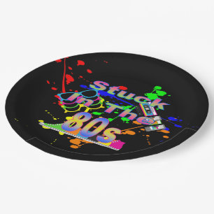 Prato De Papel Preso nos anos 80