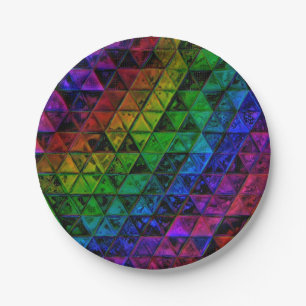 Prato De Papel Pride Glass