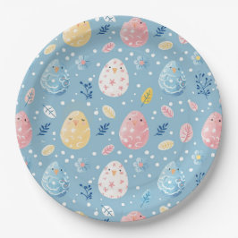 Prato De Papel Primavera Bloom Páscoa 8