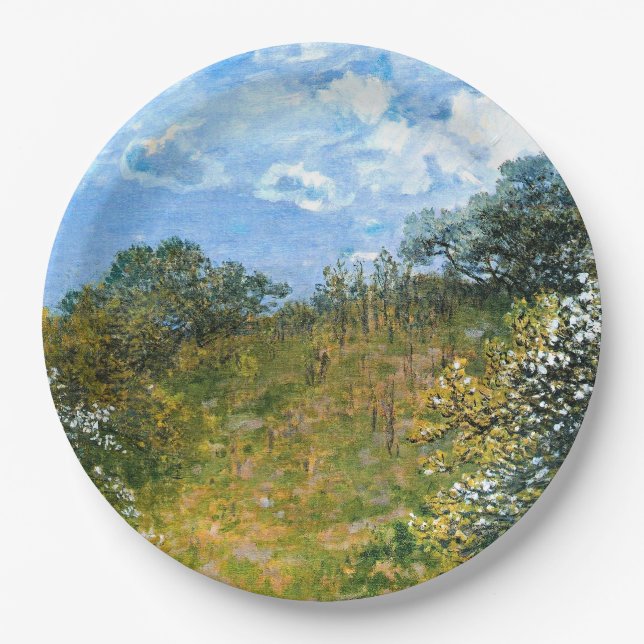 Prato De Papel Primavera de Claude Monet (Frente)