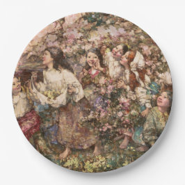 Prato De Papel Primavera Rounlate (por Edward Atkinson Hornel)