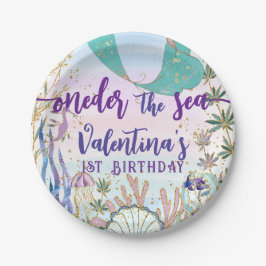 Prato De Papel Primeira 1rua Uma vez no Mar