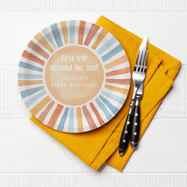 Prato De Papel Primeira viagem à volta da primeira festa de anive (Criador carregado)