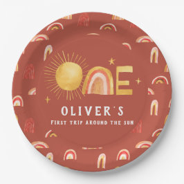 Prato De Papel Primeira Viagem Em Torno Do Sol | Parte primeiro a