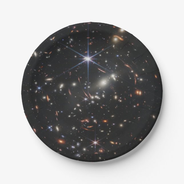 Prato De Papel Primeiras imagens do telescópio espacial JWST Jame (Frente)