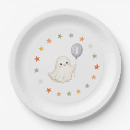 Prato De Papel Primeiro Boo Fantasma | Aniversário de um ano no H