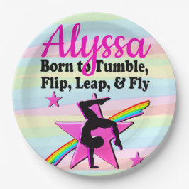 PRATO DE PAPEL PRIMEIRO LUGAR GINÁSTICA