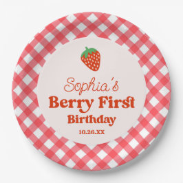 Prato De Papel Primeiro primeiro aniversario do Forjeiro Vermelho