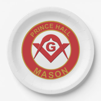 Prato De Papel Prince Hall Mason