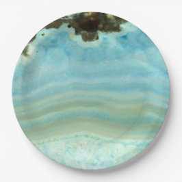 Prato De Papel Princesa de cristal Teste padrão de pedra preciosa