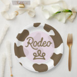 Prato De Papel Princesa Rodeio País Ocidental Tiara Coroa Rosa<br><div class="desc">Princesa Rodeio País Ocidental Tiara Coroa Rosa Placas</div>