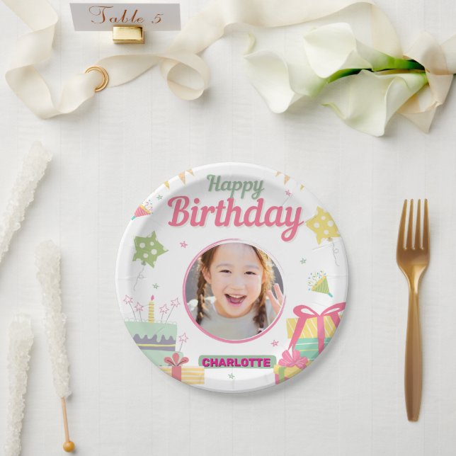 Prato De Papel princess birthday (Casamento)