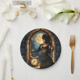 Prato De Papel Princess of the Clocks – Keeper of Moonlit Hours. 