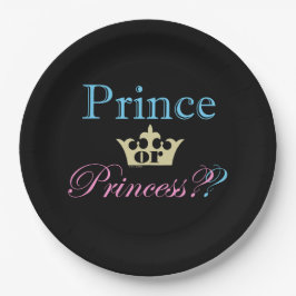 Prato De Papel Príncipe ou Princesa?