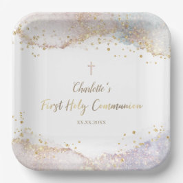 Prato De Papel Prioridade de brilho de aquarela