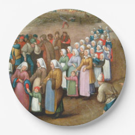 Prato De Papel Procissão de Casamento Tradicional (Arte Antiga)