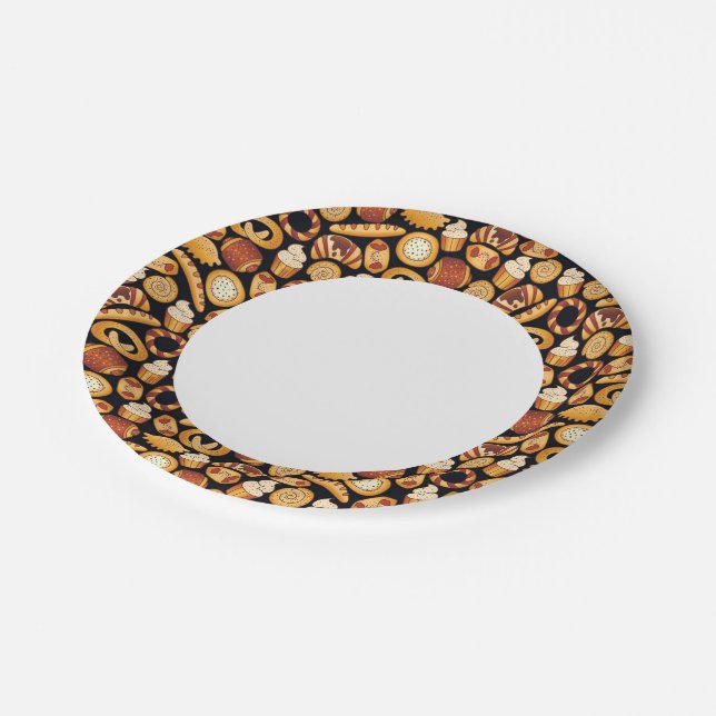 Prato De Papel Produtos de padaria (Inclinado)