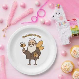 Prato De Papel Professor Bumble Party Plates