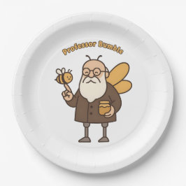 Prato De Papel Professor Bumble Party Plates