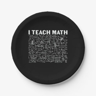 Prato De Papel Professor de Matemática Ensino Matemática