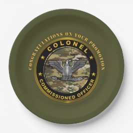 Prato De Papel Promoção do COONEL