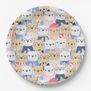 Prato De Papel Pugs de Corte