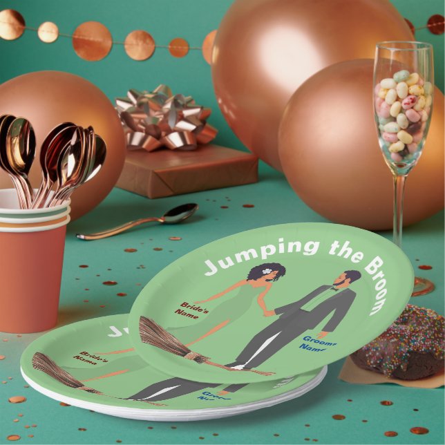 Prato De Papel Pulando a Vassoura (Múltiplo)