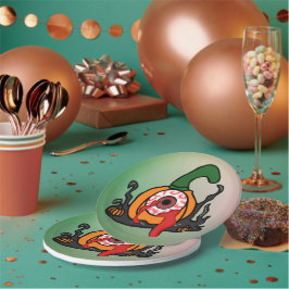 Prato De Papel Pumpkin de Spooky